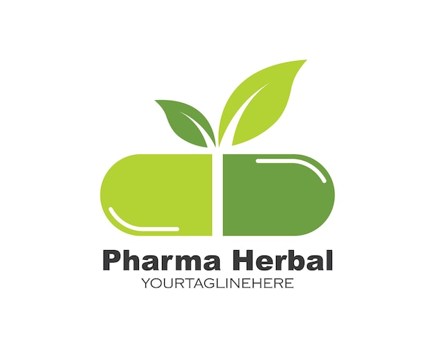 Diseño de ilustración de vector de icono de logotipo de farmacia
