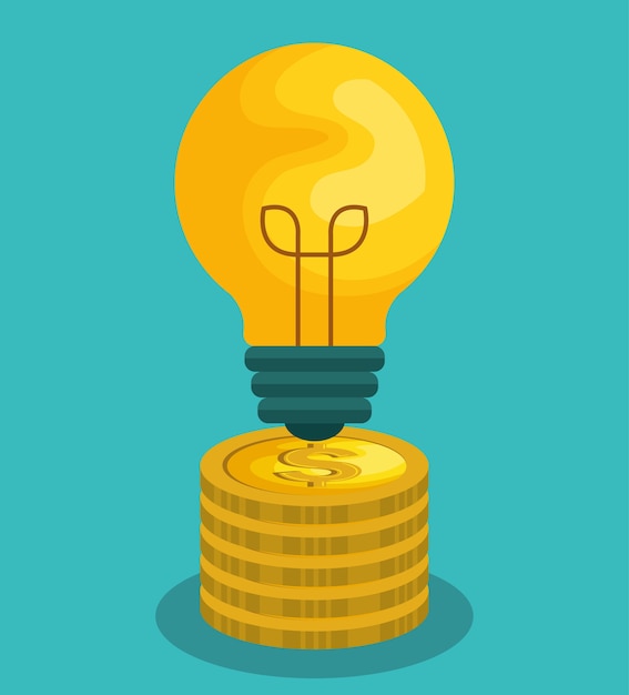 diseño de ilustración de vector de iconos de concepto de crowdfunding