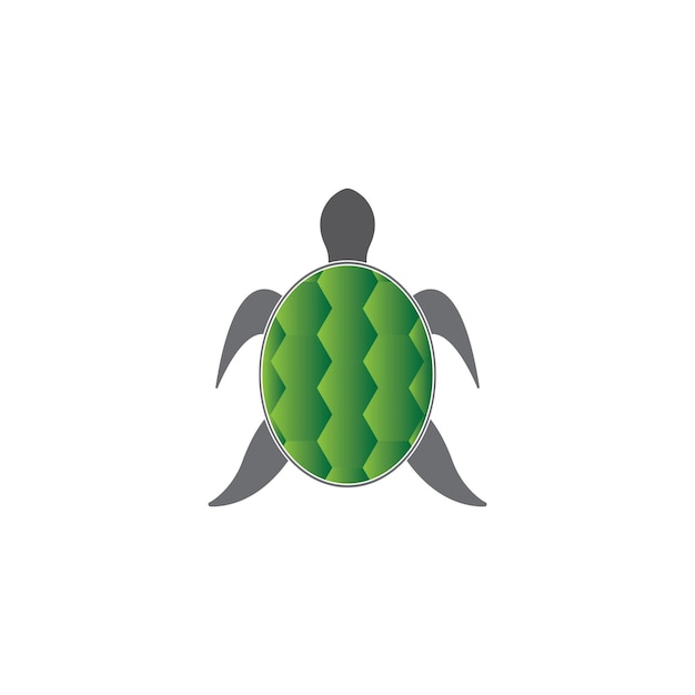Vector diseño de ilustración de vector de imagen de icono de dibujos animados de animales de tortuga