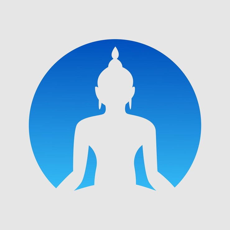 Diseño de ilustración de vector libre tradicional gautama buddha jayanti