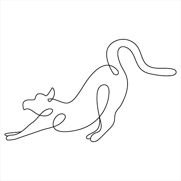 Diseño de ilustración de vector de línea de dibujo de plátano de una línea continua