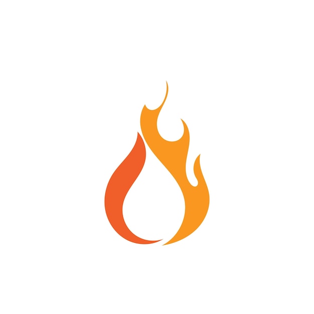 Diseño de ilustración de vector de logotipo de fuego