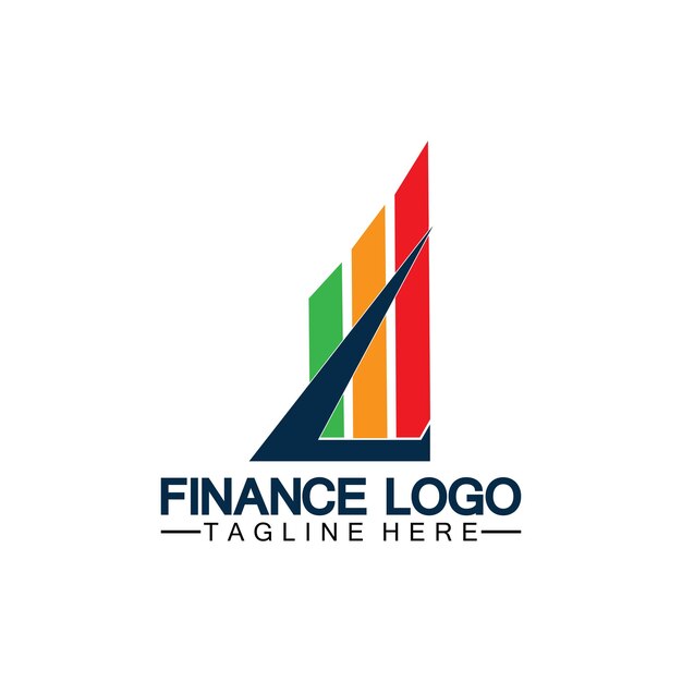 Diseño de ilustración de vector de logotipo de marketing y finanzas empresariales