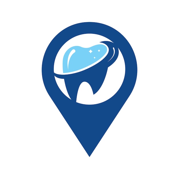 Diseño de ilustración de vector de plantilla de logotipo dental
