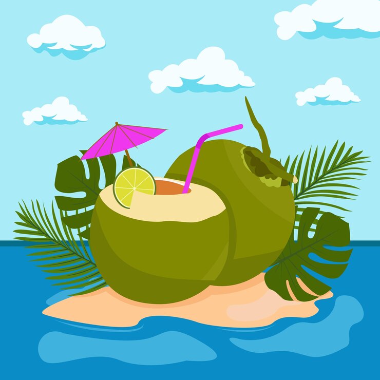 diseño de ilustración de vector de playa de verano