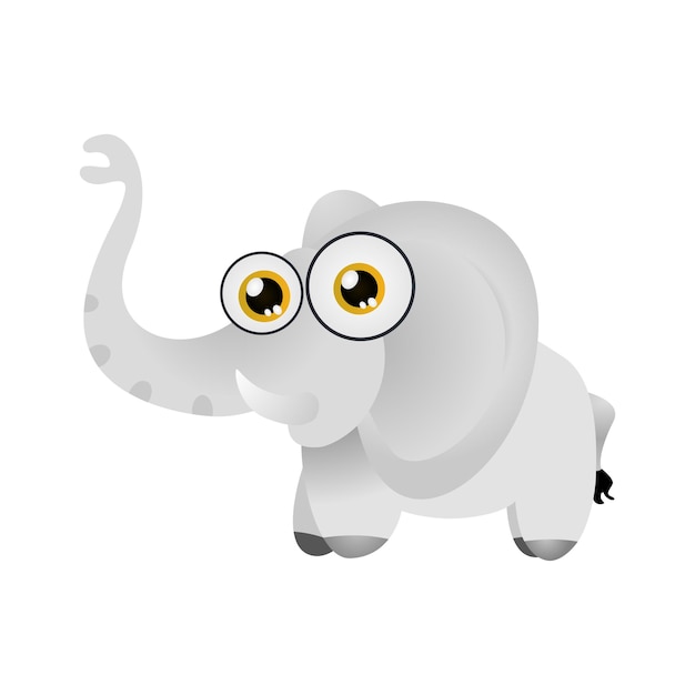 Diseño de ilustración vectorial de un animal lindo 4