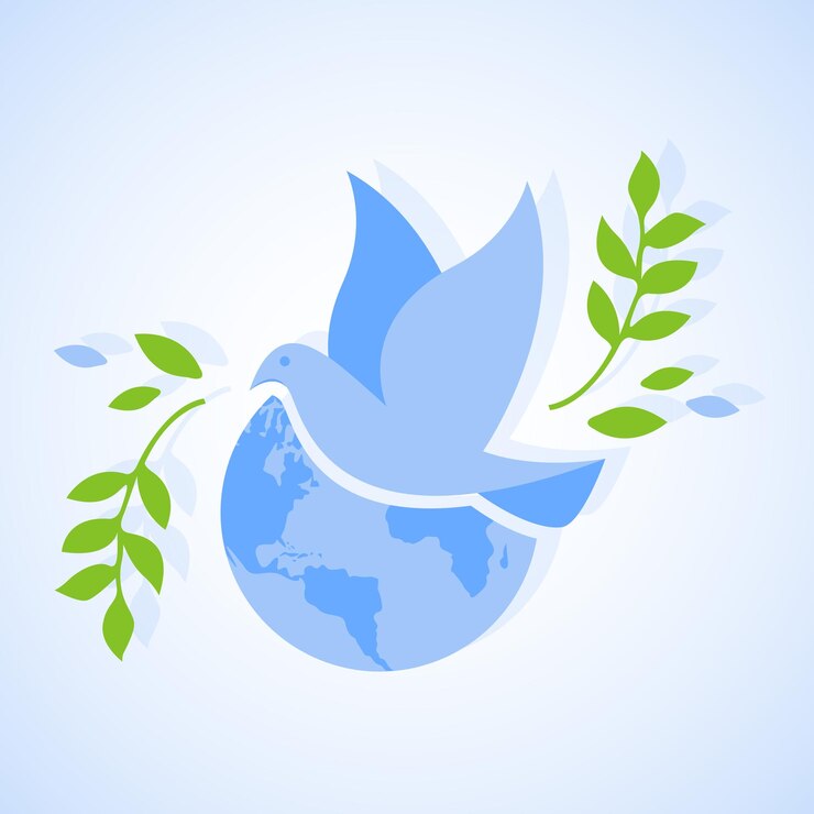 diseño de ilustración vectorial del día internacional de la paz