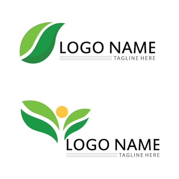 Diseño de ilustración vectorial del icono del árbol Silueta vectorial de un árbol plantillas del logotipo del árbol y las raíces Ilustración de diseño del árbol de la vida