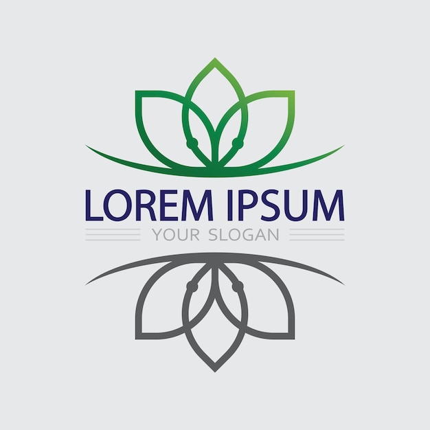 Diseño de ilustración vectorial del icono del árbol Silueta vectorial de un árbol plantillas del logotipo del árbol y las raíces Ilustración de diseño del árbol de la vida