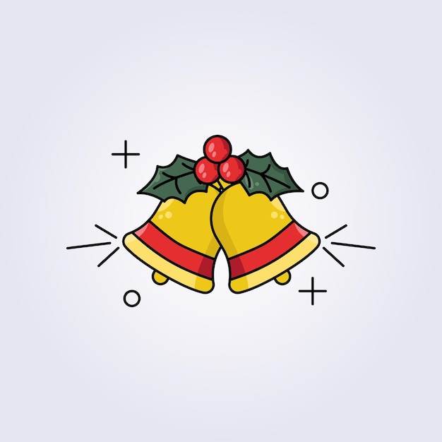 diseño de ilustración vectorial del icono de las campanas de sonido