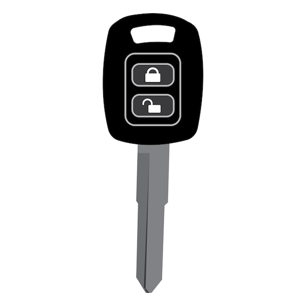 diseño de ilustración vectorial del icono de la llave del coche