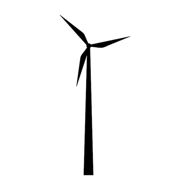 Diseño de ilustración vectorial del icono del molino de viento