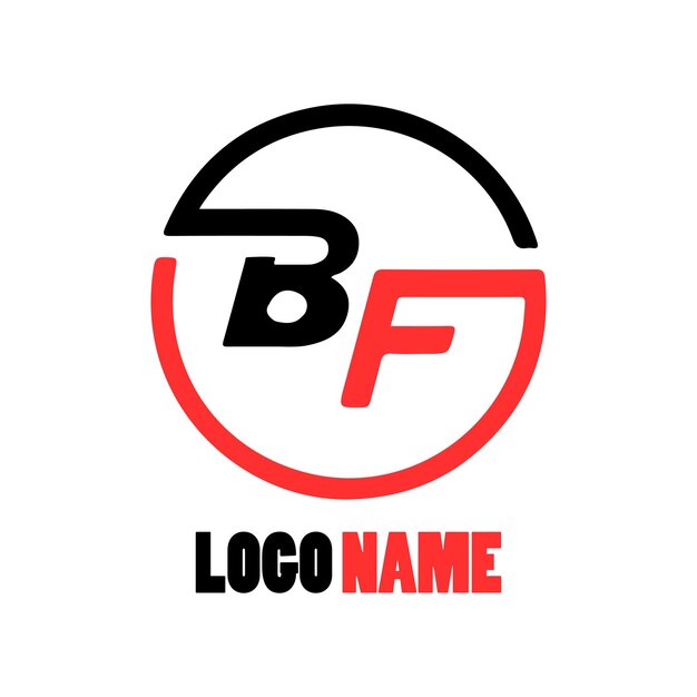 Un diseño de ilustración vectorial de letras del logotipo