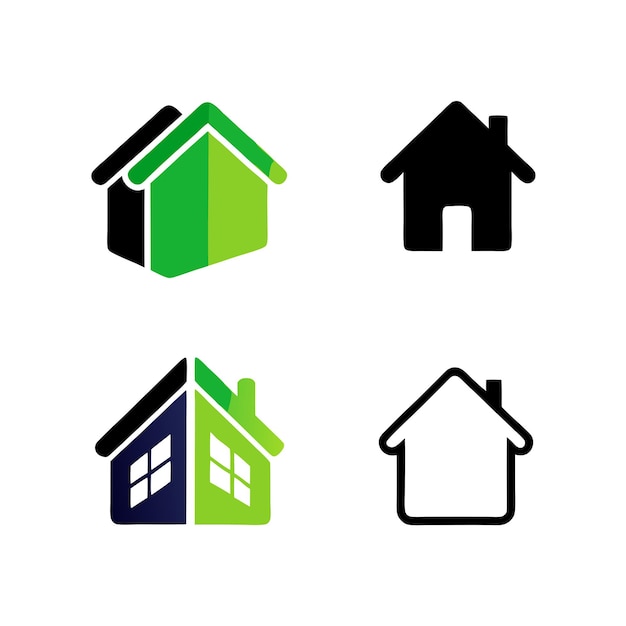 Diseño de ilustración vectorial del logotipo del edificio plantilla de logotipo de bienes raíces 3