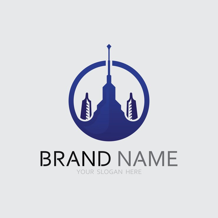 Vector diseño de ilustración vectorial del logotipo del edificio plantilla del logotipo de bienes raíces icono del símbolo del logotipo