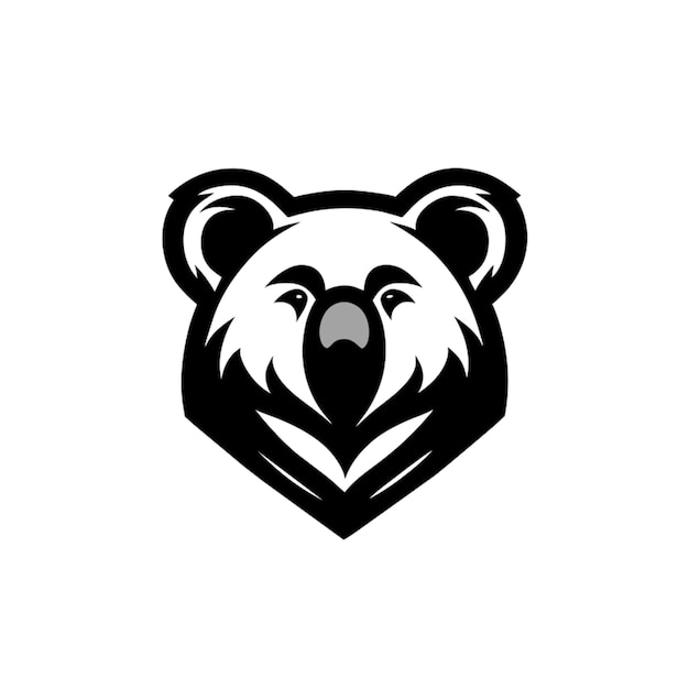 diseño de ilustración vectorial del logotipo de koala para el vector de identidad de la marca