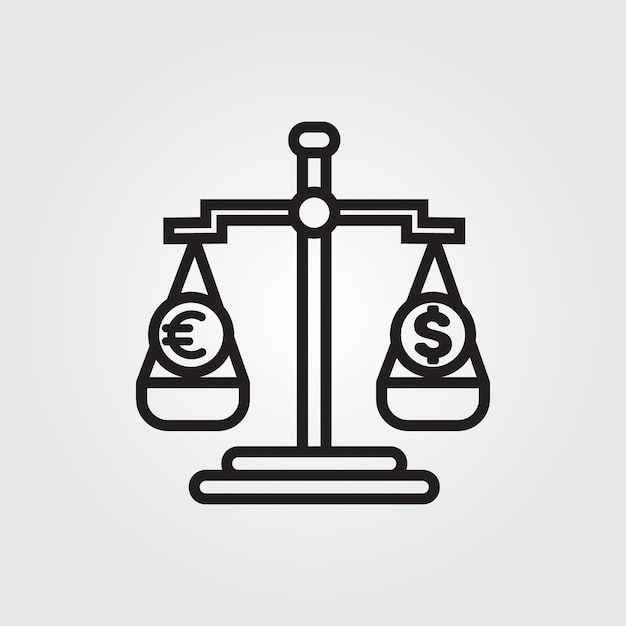 Diseño de ilustración vectorial del logotipo para negocios y finanzas