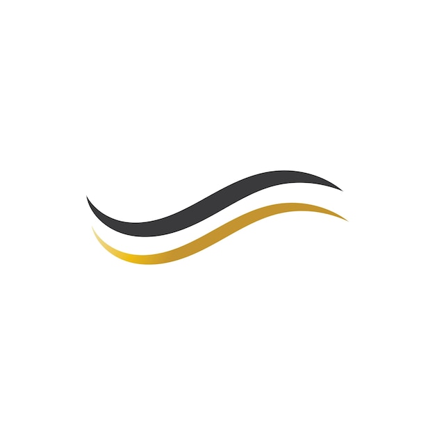 diseño de ilustración vectorial del logotipo de la onda del cabello