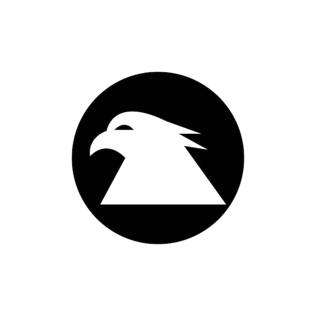 Diseño de la ilustración vectorial de la plantilla del logotipo de Falcon Eagle