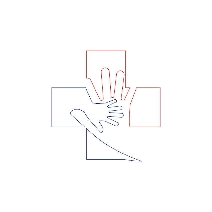 Vector diseño de ilustración vectorial de la plantilla del logotipo de salud médica