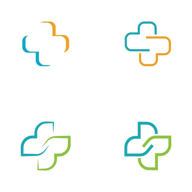 Diseño de ilustración vectorial de la plantilla del logotipo de salud médica