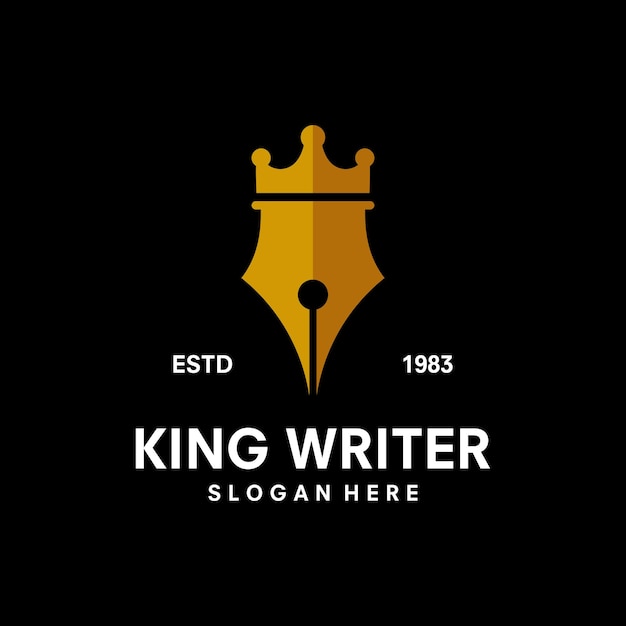 diseño de ilustración vectorial del símbolo del logotipo del bolígrafo