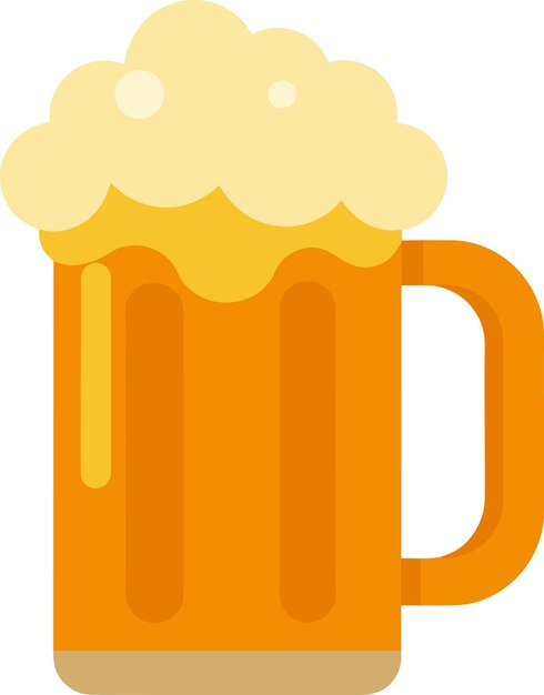 Vector diseño de ilustración vectorial de tazas de cerveza