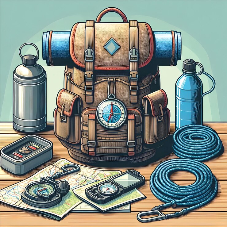 Vector diseño de ilustraciones de arte vectorial de equipos de aventura