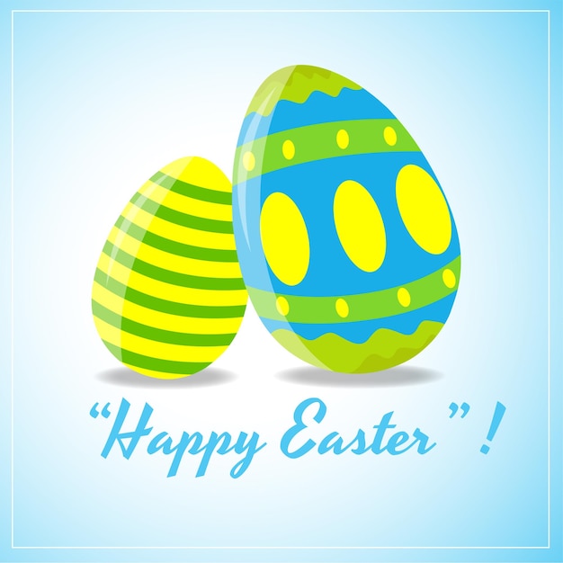 Diseño de ilustraciones creativas de huevos de Pascua vectoriales 2