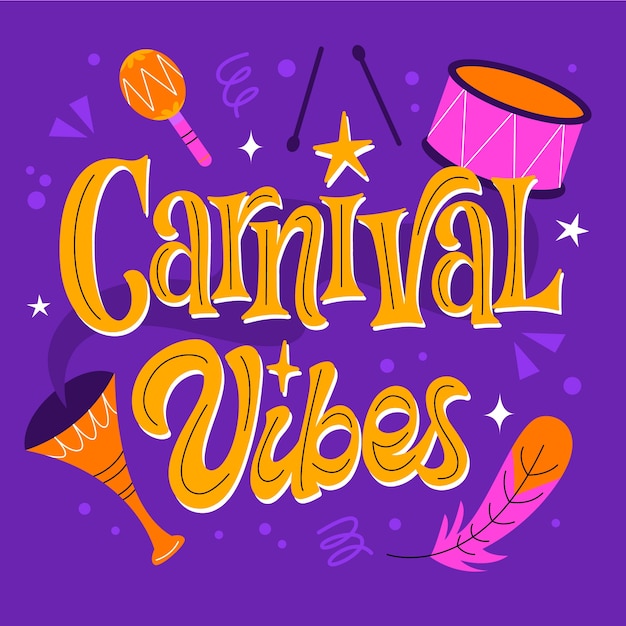 Diseño de ilustraciones de la hierba de Mardi