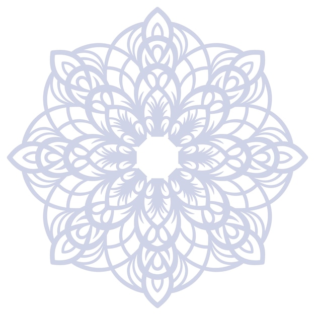 Diseño de ilustraciones de mandala de lujo para bodas