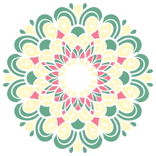 Diseño de ilustraciones de mandala de lujo para bodas