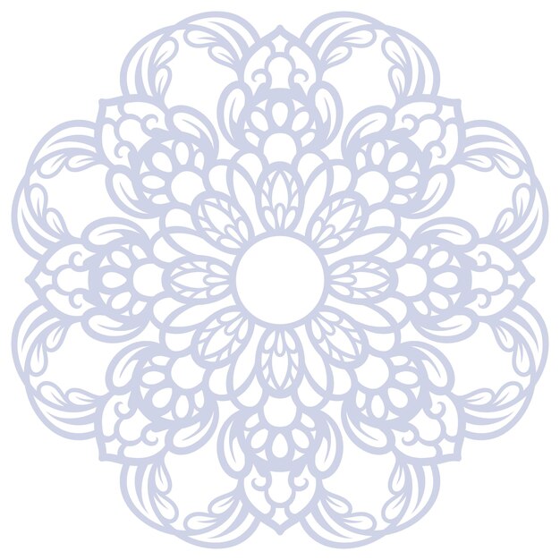 Diseño de ilustraciones de mandala de lujo para bodas