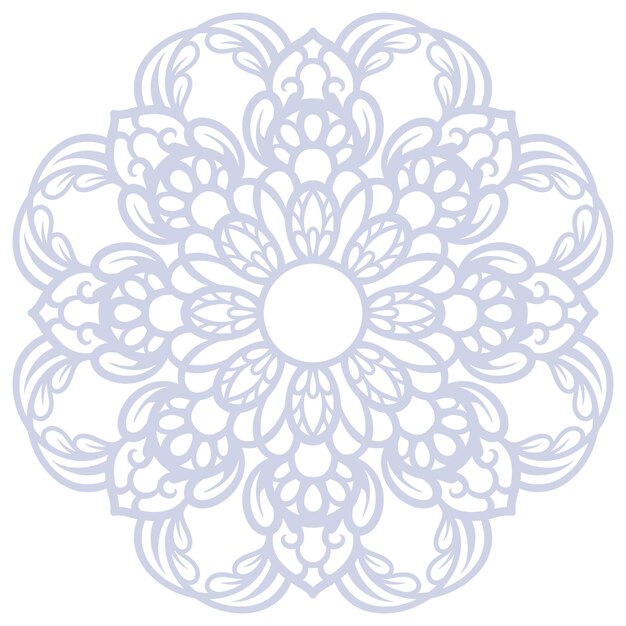 Diseño de ilustraciones de mandala de lujo para bodas