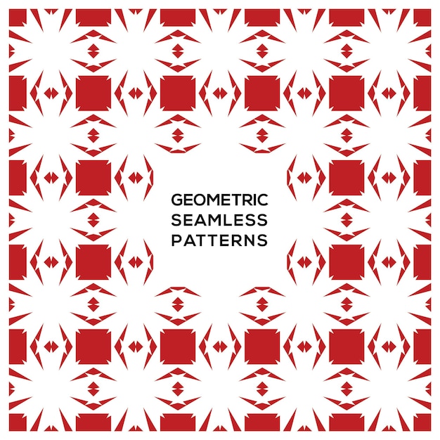 Vector diseño de ilustraciones de patrones geométricos sin costuras