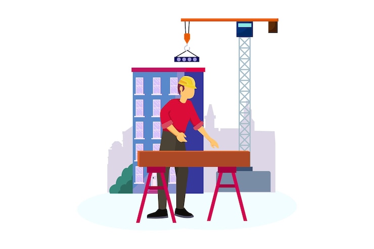 Vector diseño de ilustraciones de pisos inmobiliarios