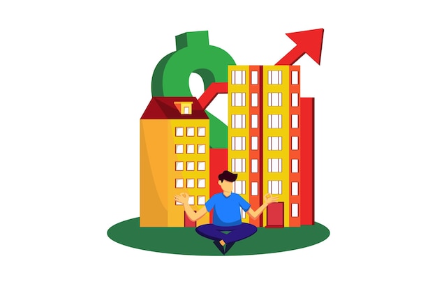 Diseño de ilustraciones de pisos inmobiliarios