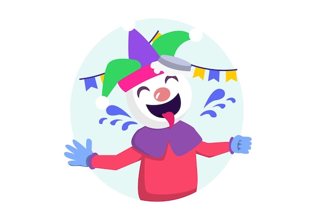 Diseño de ilustraciones planas de April Fools