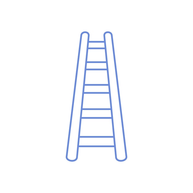 Diseño de ilustraciones de plantillas vectoriales de iconos de escalera