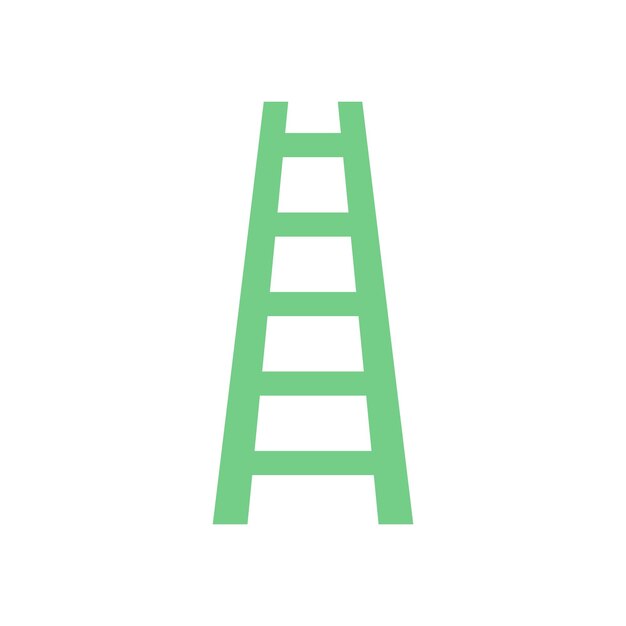 Diseño de ilustraciones de plantillas vectoriales de iconos de escalera