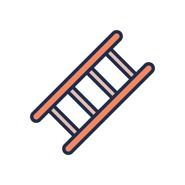 Diseño de ilustraciones de plantillas vectoriales de iconos de escalera