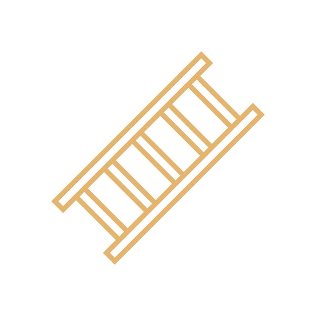 Diseño de ilustraciones de plantillas vectoriales de iconos de escalera