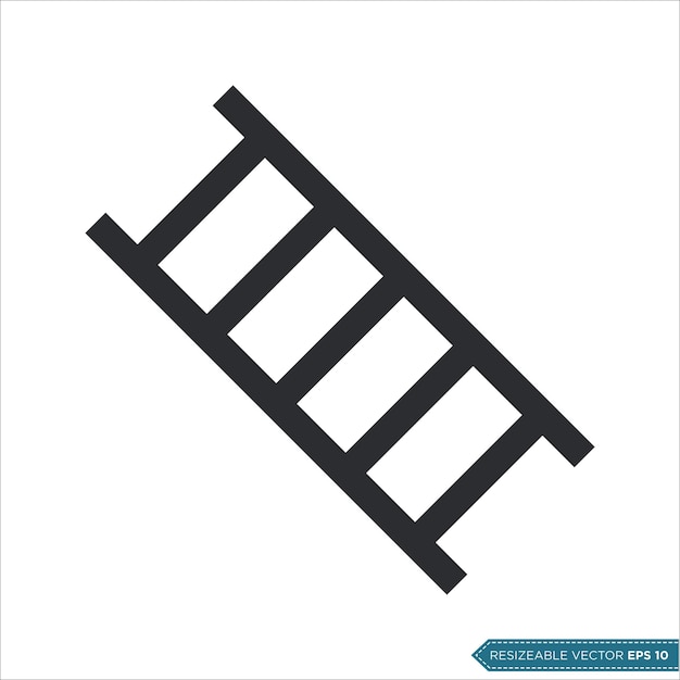 Vector diseño de ilustraciones de plantillas vectoriales de iconos de escalera