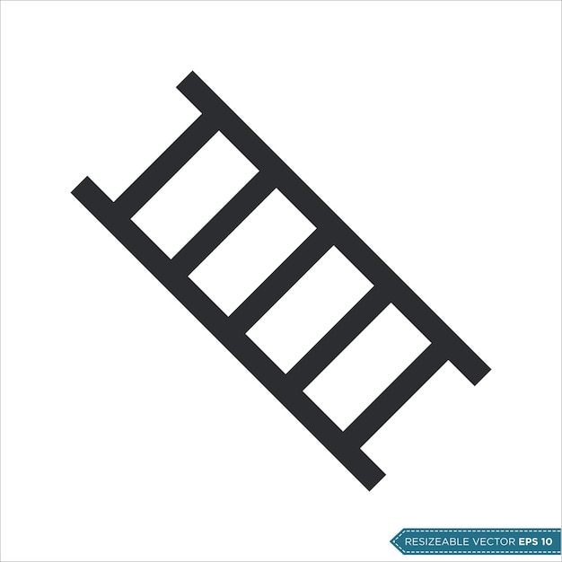 Diseño de ilustraciones de plantillas vectoriales de iconos de escalera