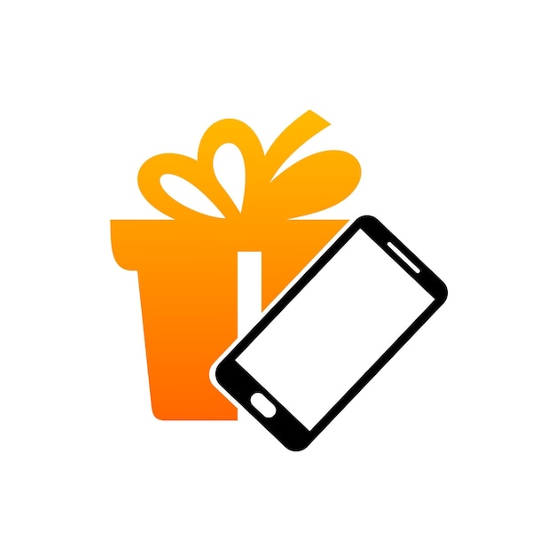 diseño de ilustraciones de plantillas vectoriales de regalos para teléfonos