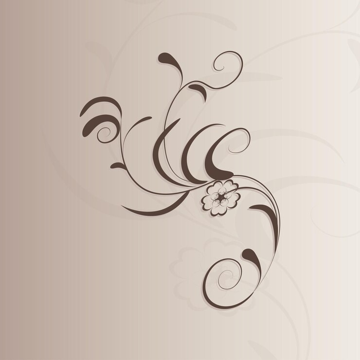 Diseño de ilustraciones de siluetas florales vectoriales 82