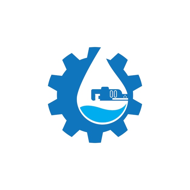 Diseño de ilustraciones vectoriales del icono del servicio de fontanería TemplatePlumbing logo Plumbing service icon logo creative vector illustrattion