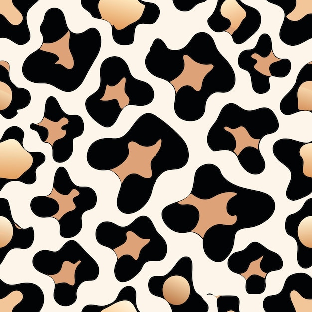 Diseño de ilustraciones vectoriales de impresión de vacas