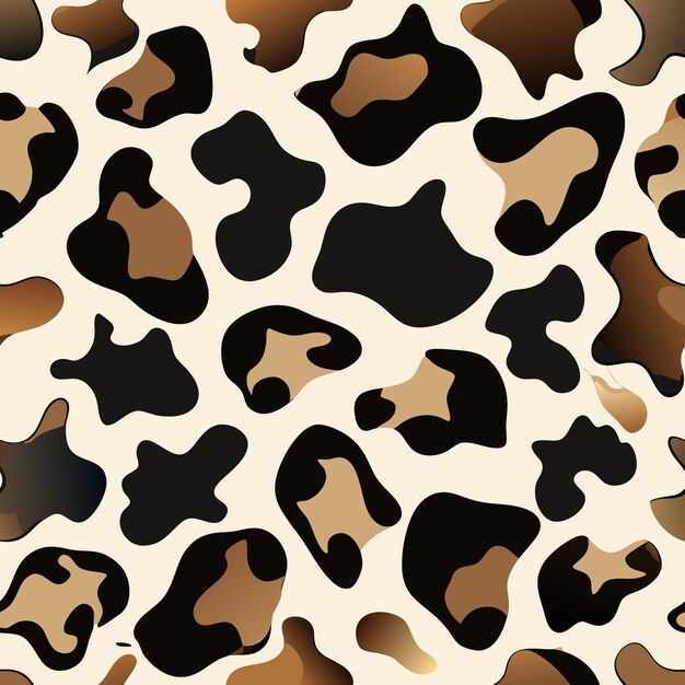 Diseño de ilustraciones vectoriales de impresión de vacas