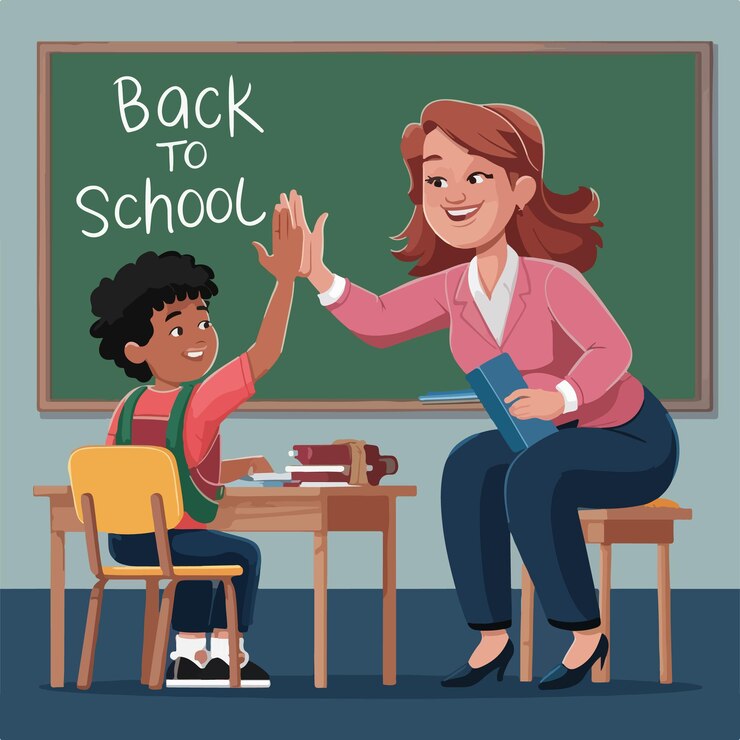 Vector diseño de ilustraciones vectoriales planas de back to school